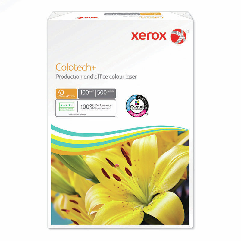 Xerox Colotech+ 100gsm White A3 Paper (Pack of 500) 003R99006