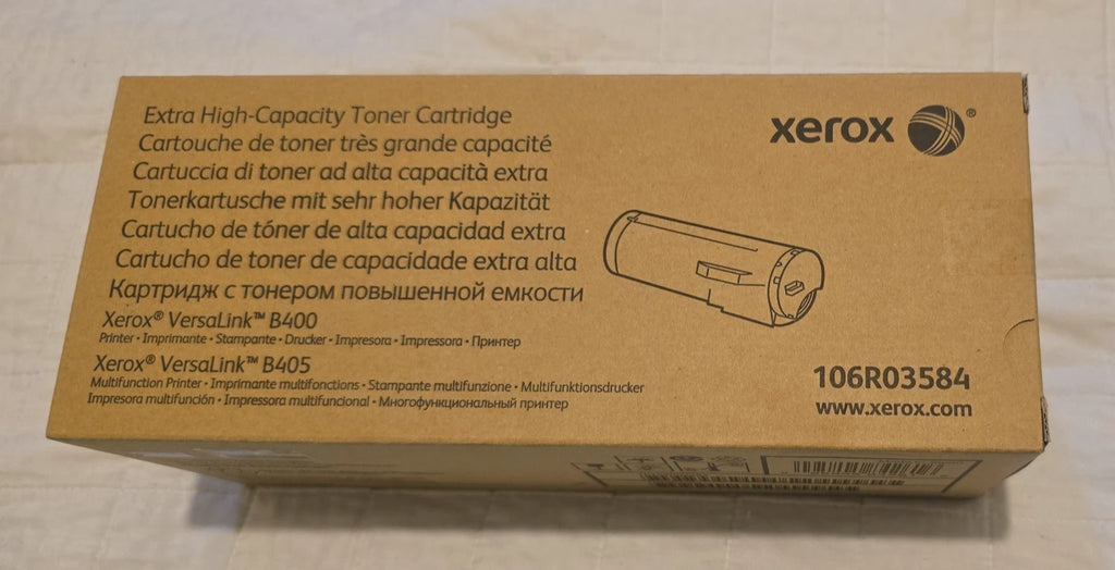 Genuine Xerox 106R03584 Black Extra High Capacity Toner B400/405 24600 Pages