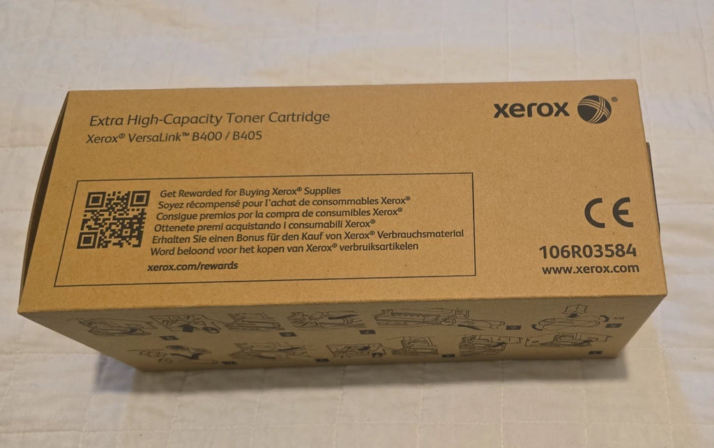 Genuine Xerox 106R03584 Black Extra High Capacity Toner B400/405 24600 Pages