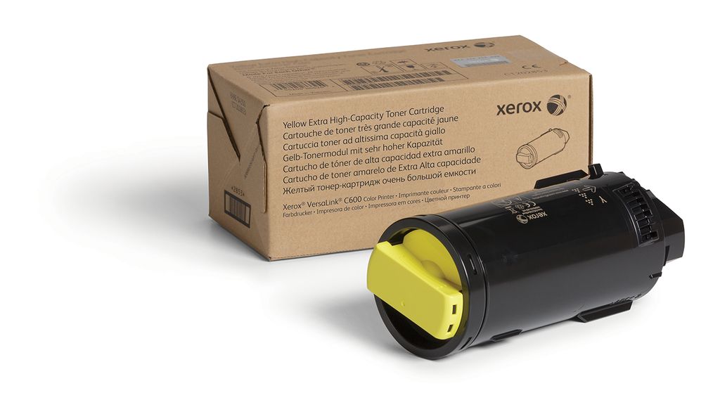 Genuine Xerox VersaLink C600 106R03922 Yellow Extra Toner High-Capacity, 16800 pages