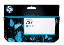 Load image into Gallery viewer, HP Genuine B3P19A 727 Cyan Ink 130ml HP T920/930/1500/1530/2500/2530