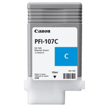 Load image into Gallery viewer, Canon PFI-107C Cyan Ink Cartridge 6706B001