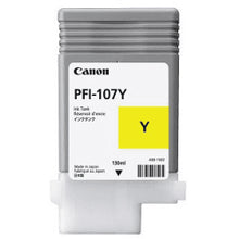 Load image into Gallery viewer, Canon PFI-107Y Yellow Ink Cartridge - 6708B001 (Original
