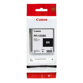 Canon Genuine PFI-120BK Ink Cartridge Black 130ml 2885C001AA  PFI120BK - Canon PFI-120 Ink