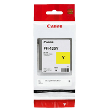 Load image into Gallery viewer, Canon PFI-120Y Yellow Ink Cartridge 130ml Genuine