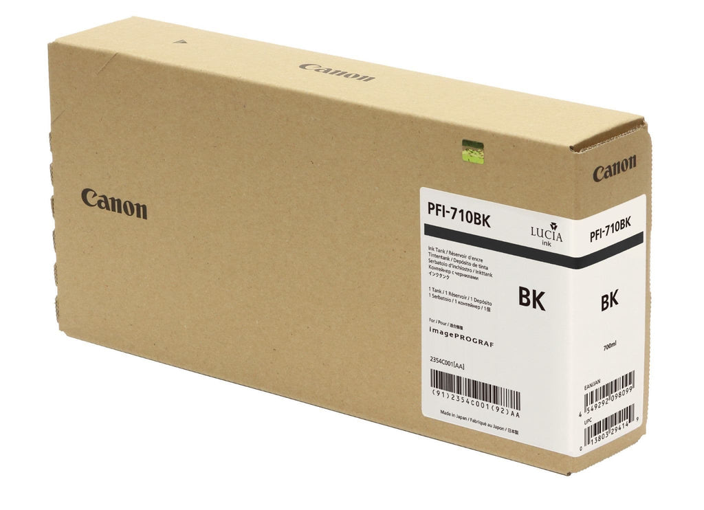 Canon PFI-710BK Canon Genuine PFI-710BK Ink Cartridge Black 700ml 2354C001AA PFI710BK TX3200