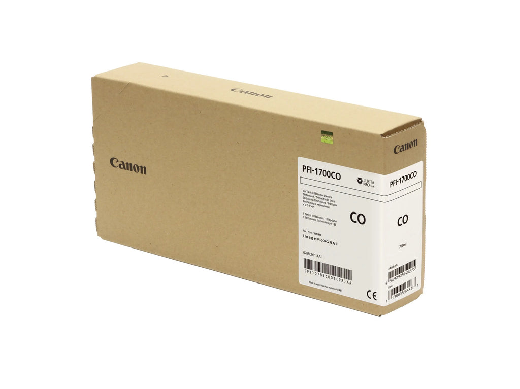 Canon Genuine PFI-1700CO Chrome Optimiser 0785C001AA 700ml Ink Tank PFI1700CO - Canon PFI-1700 Ink