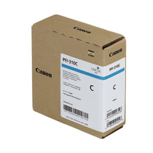 Load image into Gallery viewer, Canon PFI-310C Canon Genuine PFI-310C Ink Cartridge Cyan 330ml 2360C001AA PFI310C TX3200