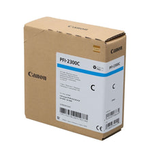 Load image into Gallery viewer, Canon PFI-2300C Genuine Ink Cartridge Cyan 330ml 5278C001AA  PFI2300C - Canon PFI-2100 Ink
