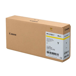 Canon PFI-3700Y Yellow Genuine Ink Cartridge 700ml 6447C001AA PFI3700Y - Canon PFI-3700 Ink