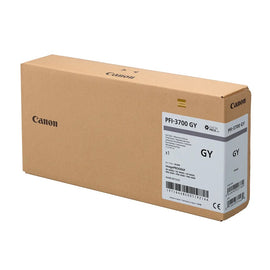 Canon PFI-3700GY Grey Genuine Ink Cartridge 700ml 6448C001AA PFI3700GY - Canon PFI-3700 Ink