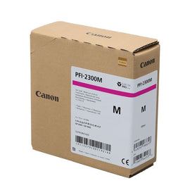 Canon PFI-2300M Genuine Ink Cartridge Magenta 330ml 5279C001AA  PFI2300M - Canon PFI-2100 Ink