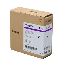 Load image into Gallery viewer, Canon PFI-2300V Genuine Ink Cartridge Violet 330ml 5285C001AA  PFI2300V - Canon PFI-2100 Ink