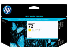 Load image into Gallery viewer, HP Genuine C9373A / No. 72 Yellow Ink 130ml HP DesignJet T 1300