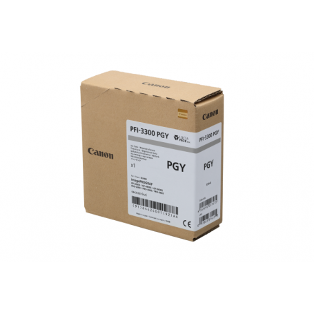 Canon PFI-3300PGY Photo Grey Genuine Ink Cartridge 330ml 6442C001AA PFI3300PGY - Canon PFI-3300 Ink