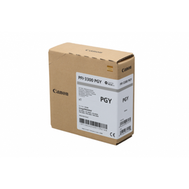 Canon PFI-3300PGY Photo Grey Genuine Ink Cartridge 330ml 6442C001AA PFI3300PGY - Canon PFI-3300 Ink