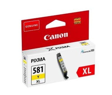 Canon Genuine CLI-581YXL HIGH CAPACITY Yellow Ink Cartridge 2051C001 CLI581YXL