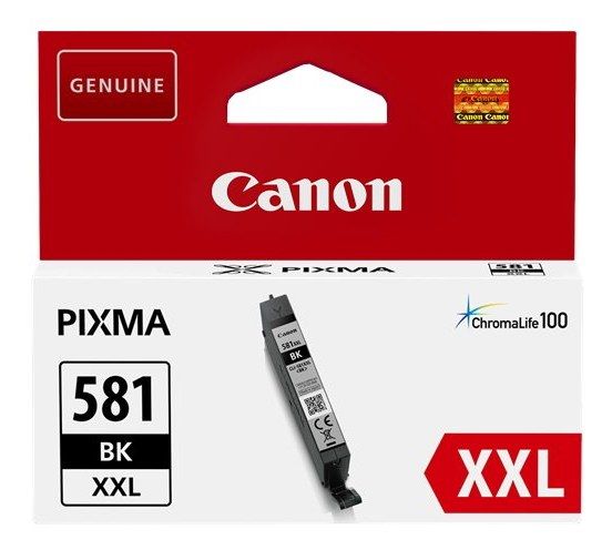Canon Genuine CLI-581BKXXL EXTRA HIGH CAPACITY Black Ink Cartridge 1998C001 CLI581BKXXL