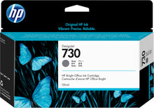Load image into Gallery viewer, HP Genuine P2V66A / 730 Grey Ink 130ml for HP DesignJet T 1600/1700/940