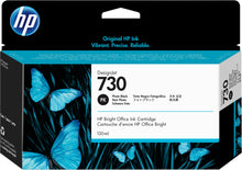 Load image into Gallery viewer, HP Genuine P2V67A / 730 Photo Black Ink 130ml for HP DesignJet T 1600/1700/940