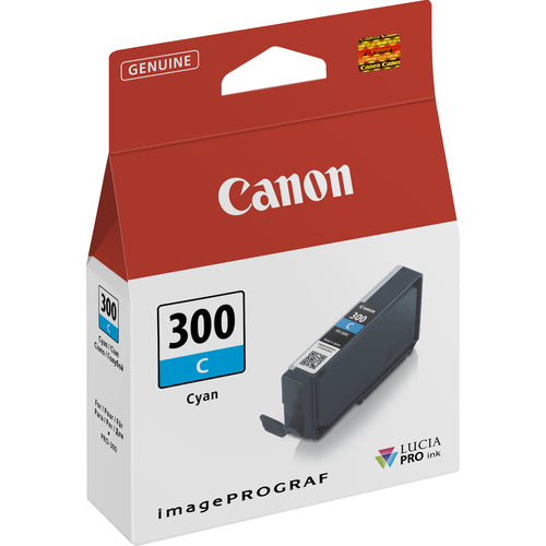 Canon Genuine PFI-300C Cyan Ink 4194C001AA 14.4ml IPF Pro300 PFI300C