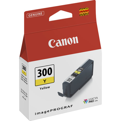 Canon Genuine PFI-300Y Yellow Ink 4196C001AA 14.4ml IPF Pro300 PFI300Y