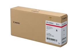 Canon PFI-3700R Red Genuine Ink Cartridge 700ml 6449C001AA PFI3700R - Canon PFI-3700 Ink