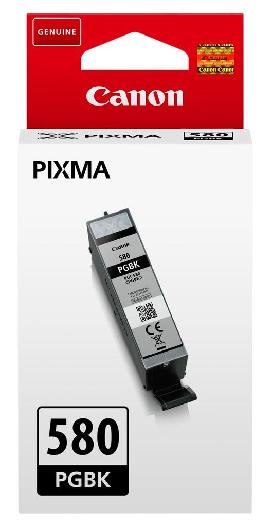 Canon Genuine PGI-580PGBK Pigment Black Ink Cartridge 2078C001 PGI580PGBK