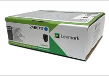 Load image into Gallery viewer, Lexmark Genuine 24B6717 Cyan Toner, 13K pages for Lexmark XC 4150