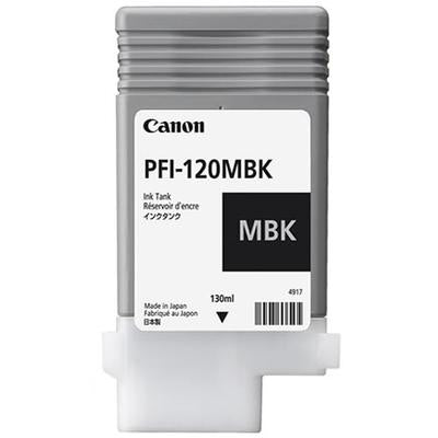 Canon Genuine PFI-120MBK Ink Cartridge Matte Black 130ml 2884C001AA PFI120MBK - Canon PFI-120 Ink