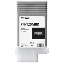 Load image into Gallery viewer, Canon Genuine PFI-120MBK Ink Cartridge Matte Black 130ml 2884C001AA PFI120MBK - Canon PFI-120 Ink