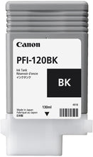 Load image into Gallery viewer, Canon Genuine PFI-120BK Ink Cartridge Black 130ml 2885C001AA  PFI120BK - Canon PFI-120 Ink