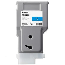 Load image into Gallery viewer, Canon Genuine PFI-320C Ink Cartridge Cyan 300ml 2891C001AA PFI320C - Canon PFI-320 Ink