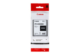Canon Genuine PFI-030MBK Matte Black 3488C001AA - 55ml Ink Tank PFI030MBK - PFI-030 Ink