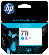 Load image into Gallery viewer, HP Genuine CZ130A / 711 Ink cartridge cyan 29ml for HP DesignJet T 520