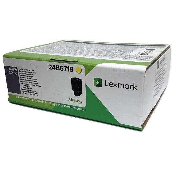 Lexmark Genuine 24B6719 Yellow Toner, 13K pages ISO/IEC 19752 for Lexmark XC 4150